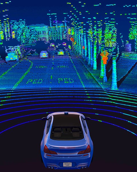 3D 라이다 점군으로 본 차량과 도로